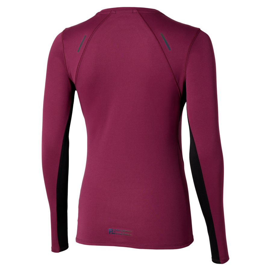 Mizuno Tech Thermal Charge Long Sleeve Tee Dark purple
